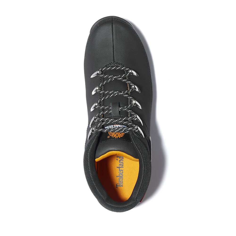 Timberland Παπούτσια Πεζοπορίας Ανδρικα Μαυρα - Euro Sprint Mid - Greece 4092856-EF